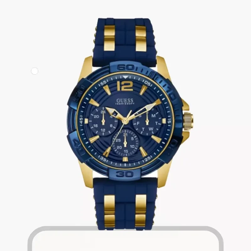 Guess Oasis Multifunction Quartz Blue Dial Men’s Watch- W0366G6